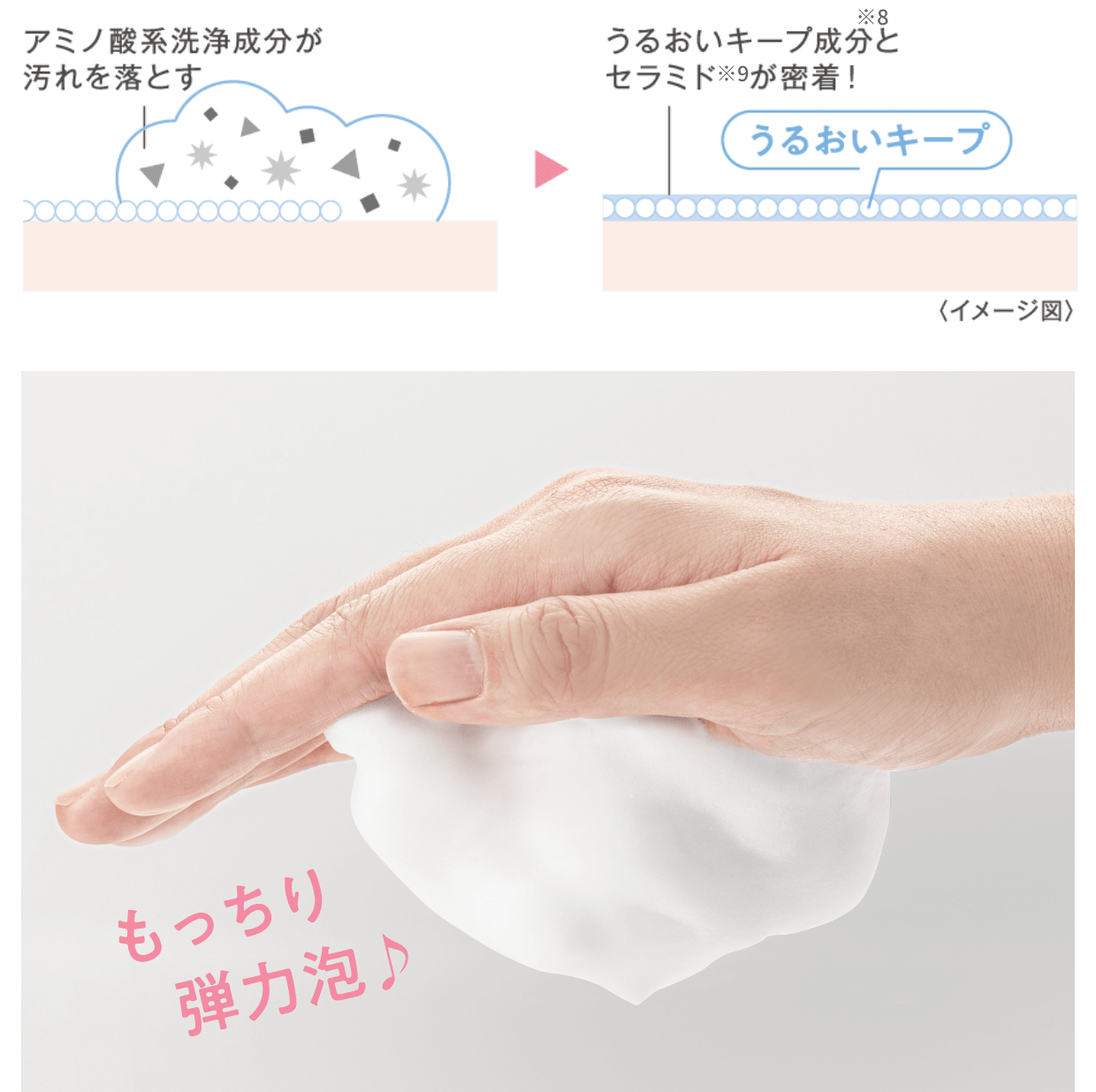 ミスト粒子の大きさ イメージ図
